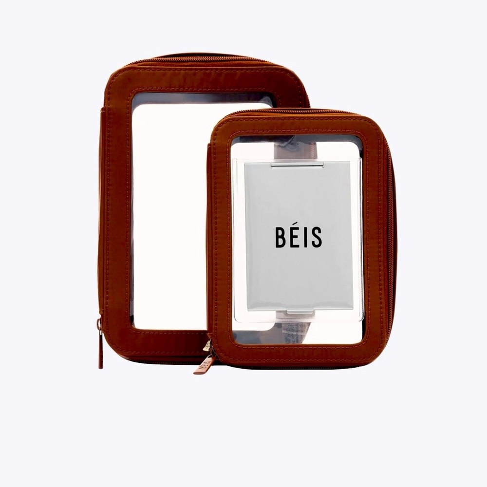 BEIS In Flight Cosmetic Set in Maple (sold out on the BEIS site) BRAND NEW